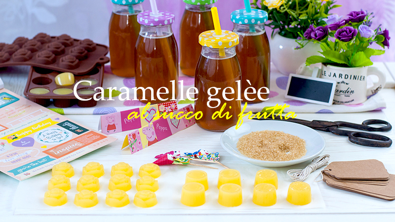 Caramelle gelèe al succo di frutta